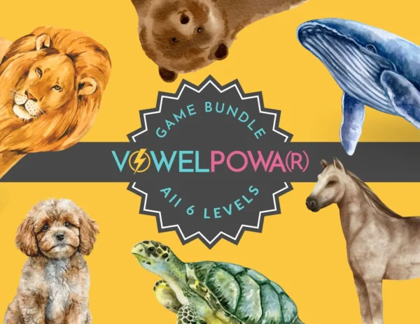 VOWEL POWA(R) Game Bundle by Genesis Reading