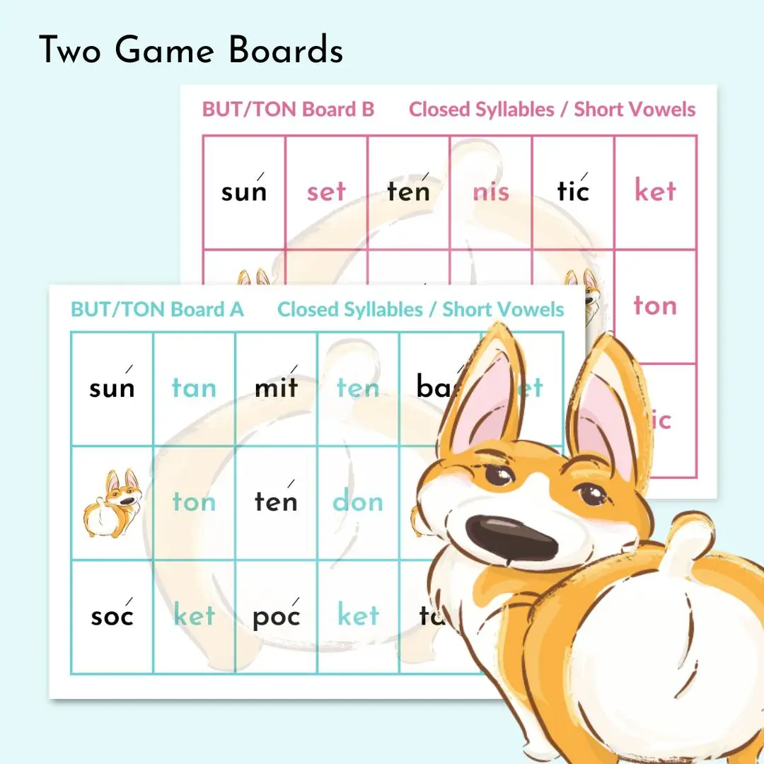 Do You Have But by Genesis Reading - Vowel game similar to bingo by Genesis Reading