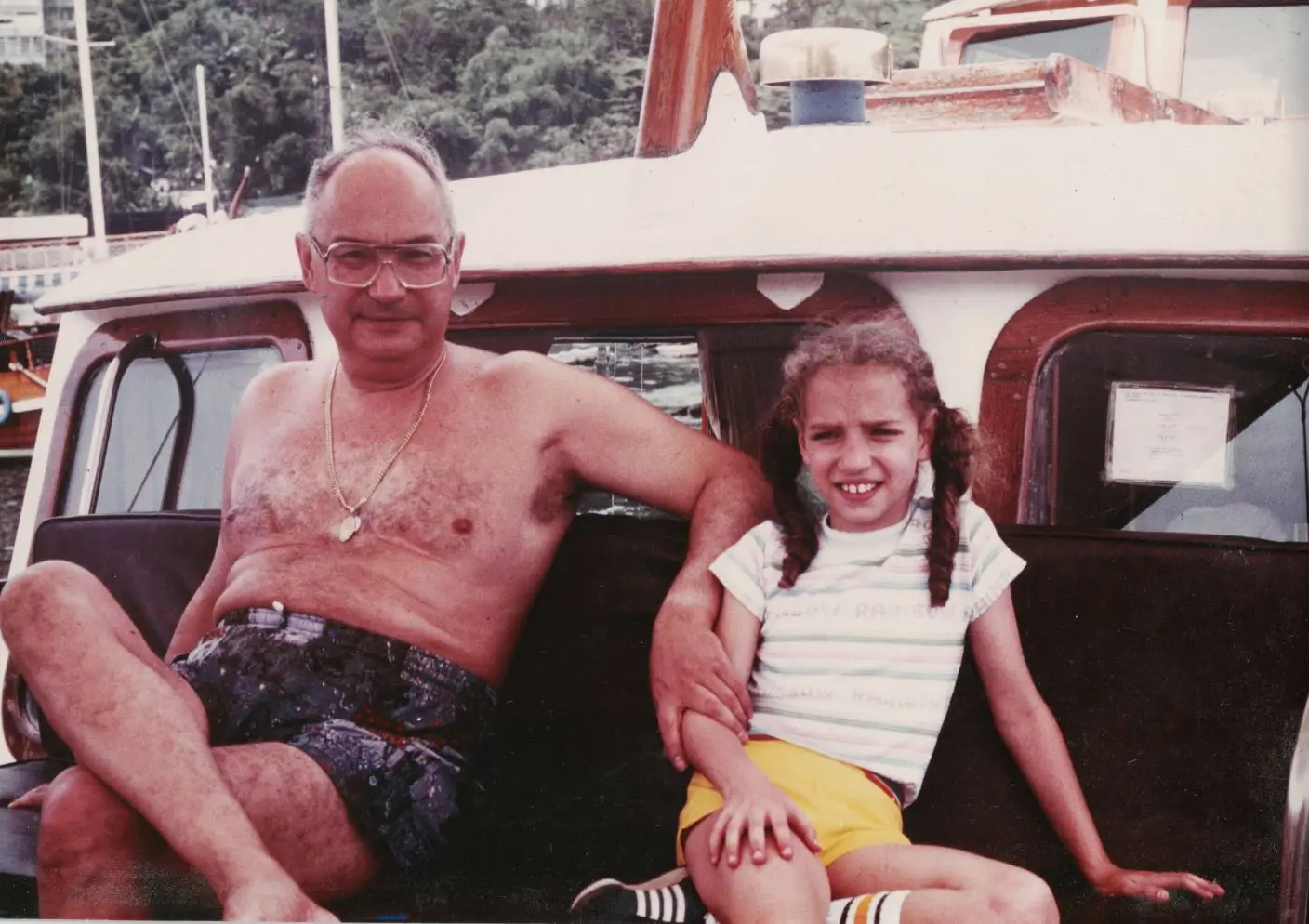 Sheridan Hotung with her Father