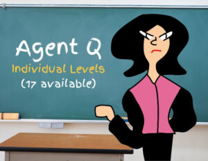 Agent Q - Educational card game by Sheridan Hotung, CALT / Genesis Reading to help struggling and dyslexic readers learn to read.