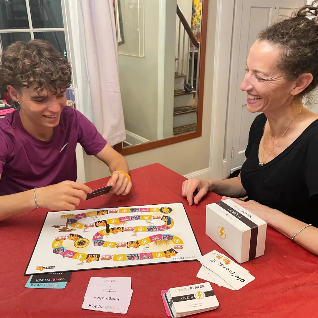 Sheridan Hotung playing VOWEL POWA(R)™ Educational Game for Dyslexia / Dyslexic Readers